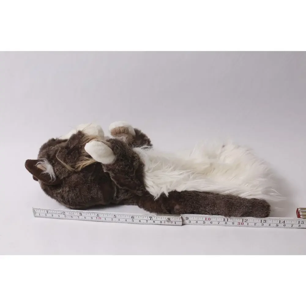 Folkmanis Cat Hand Puppet Vintage Soft Toy with White Brown Fur ~ 260209-WH 963